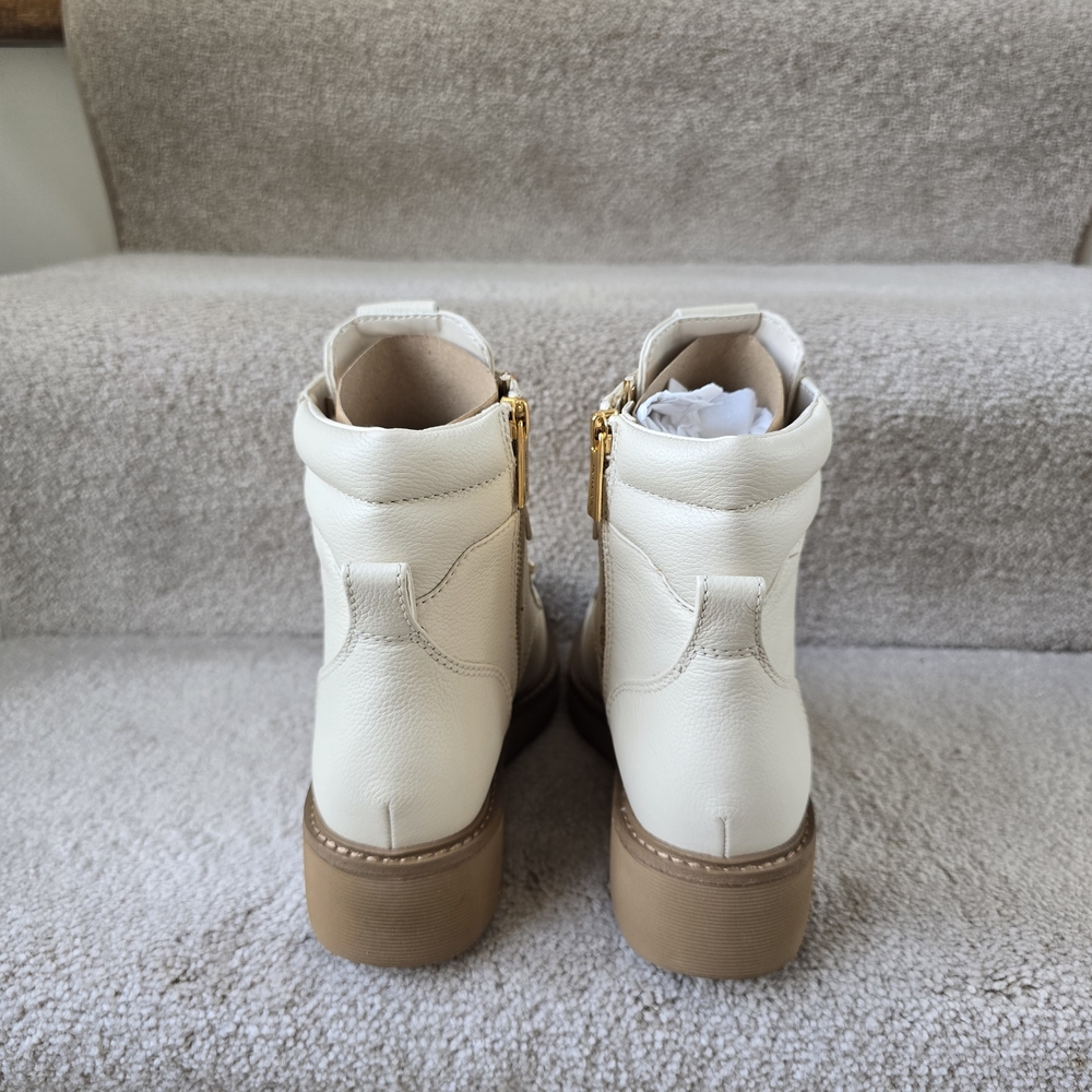 Michael Kors Cream and Tan Ankle Boots - Picture 4 of 7